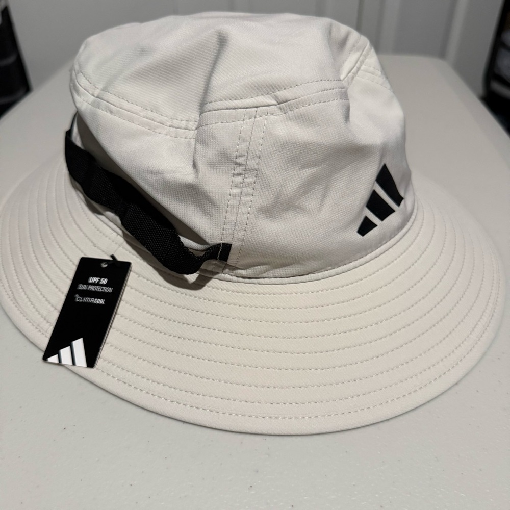 Adidas Men's UPF 50 Sun Protection Hat, Light Beige, One Size